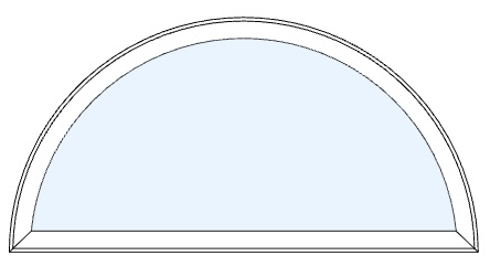 tuscany half round picture window